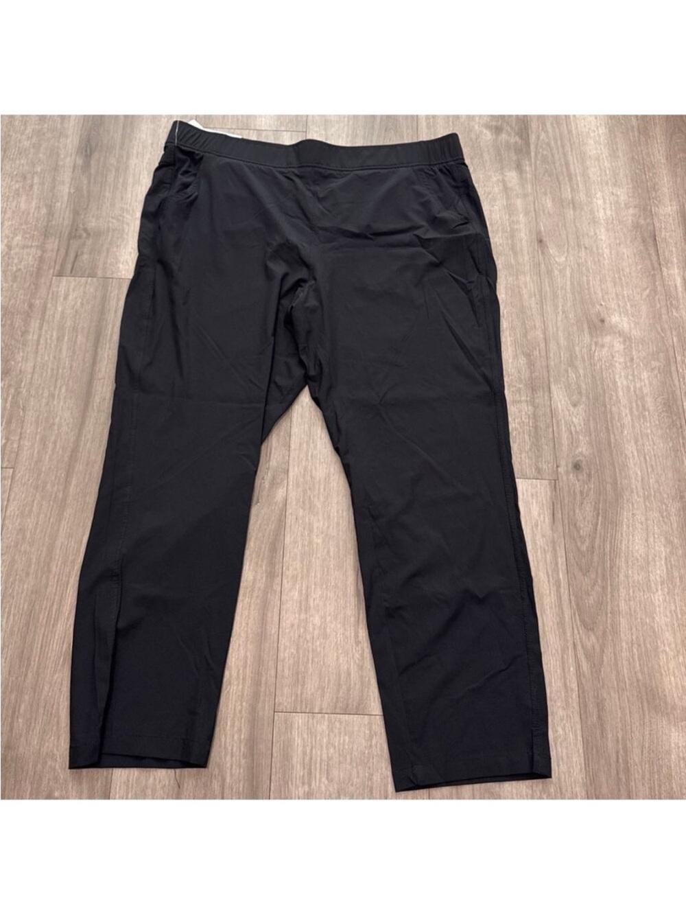 Eddie Bauer Black Stretch elastic waist Ankle Pants - Picture 5 of 7